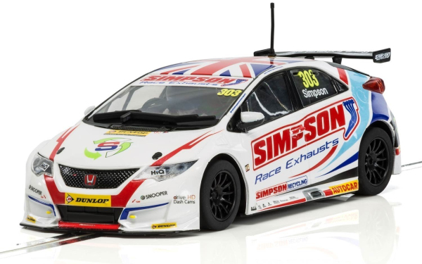 Scalextric Honda Civic Type R  BTCC 2017 Nr. 303